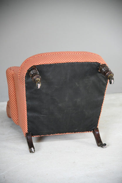 Upholstered Victorian Armchair