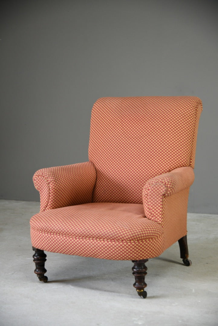 Upholstered Victorian Armchair