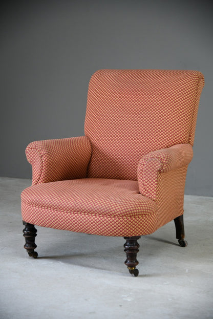 Upholstered Victorian Armchair