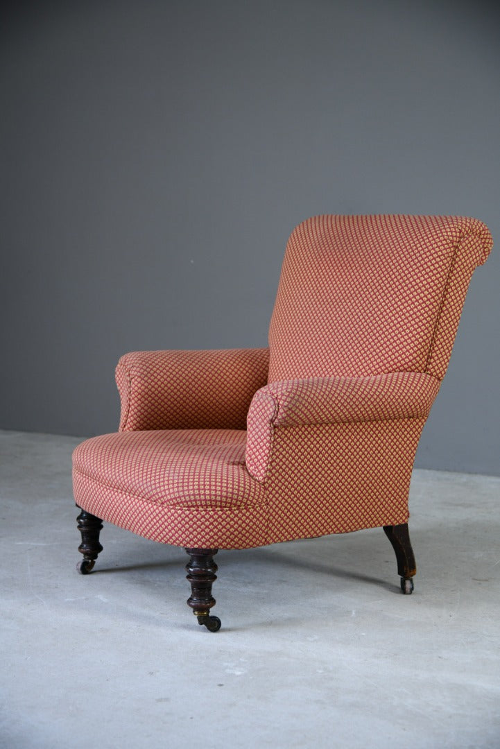 Upholstered Victorian Armchair