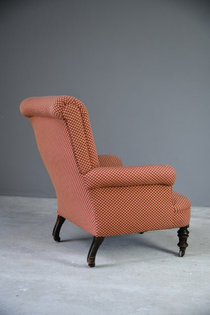 Upholstered Victorian Armchair