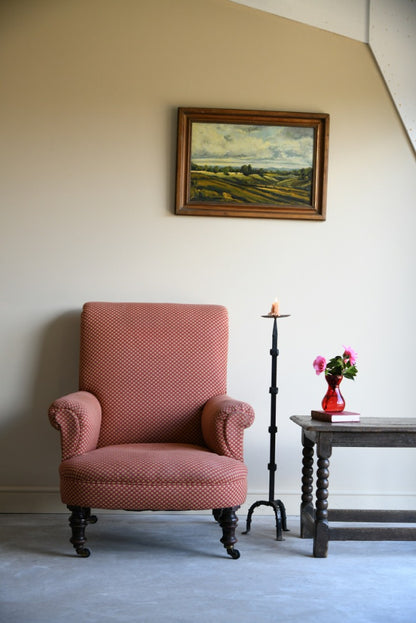 Upholstered Victorian Armchair