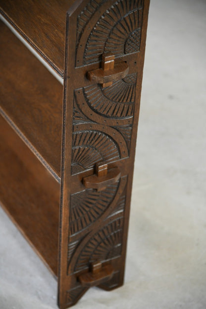 Carved Oak Wall Shelves