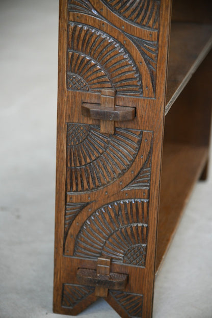 Carved Oak Wall Shelves