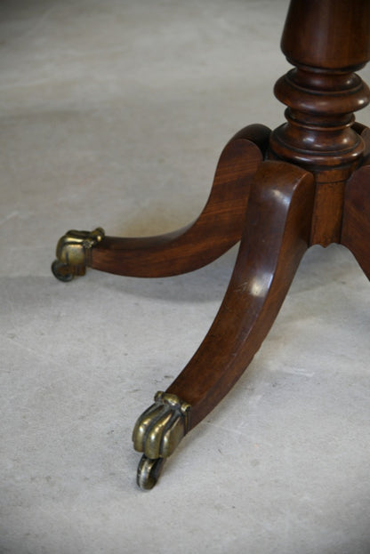 William IV Mahogany Card Table