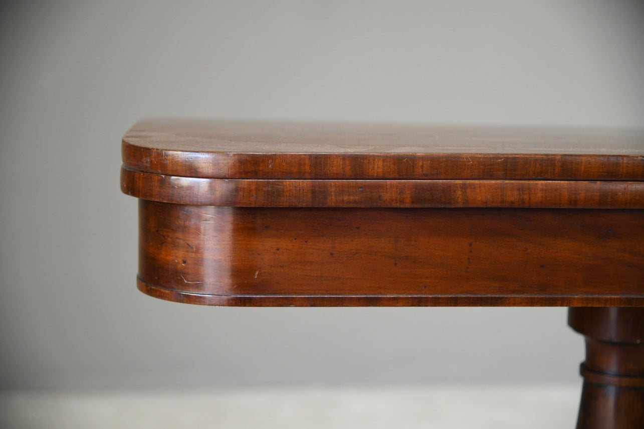 William IV Mahogany Card Table