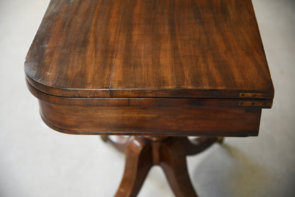 William IV Mahogany Card Table