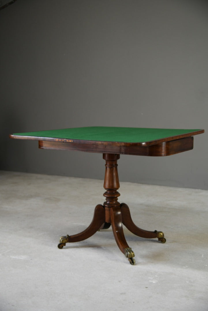 William IV Mahogany Card Table