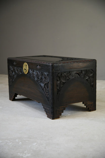 Oriental Camphor Wood Chest