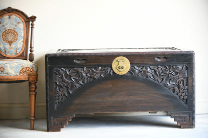 Oriental Camphor Wood Chest