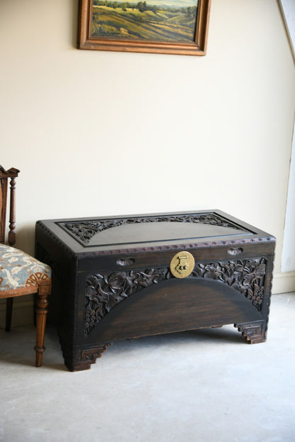 Oriental Camphor Wood Chest