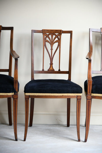 6 Edwardian Dining Chairs