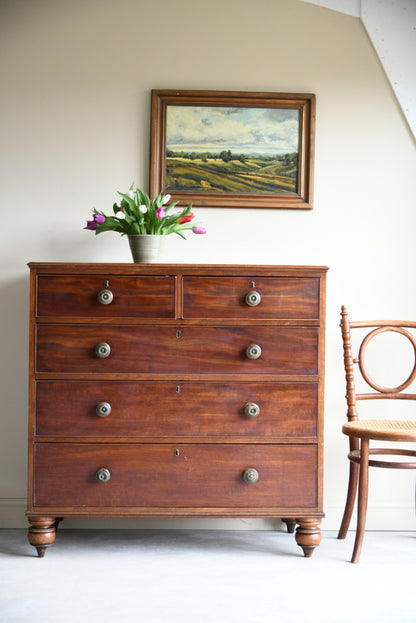 Mid 19th Century Mahogany Chest of Drawers