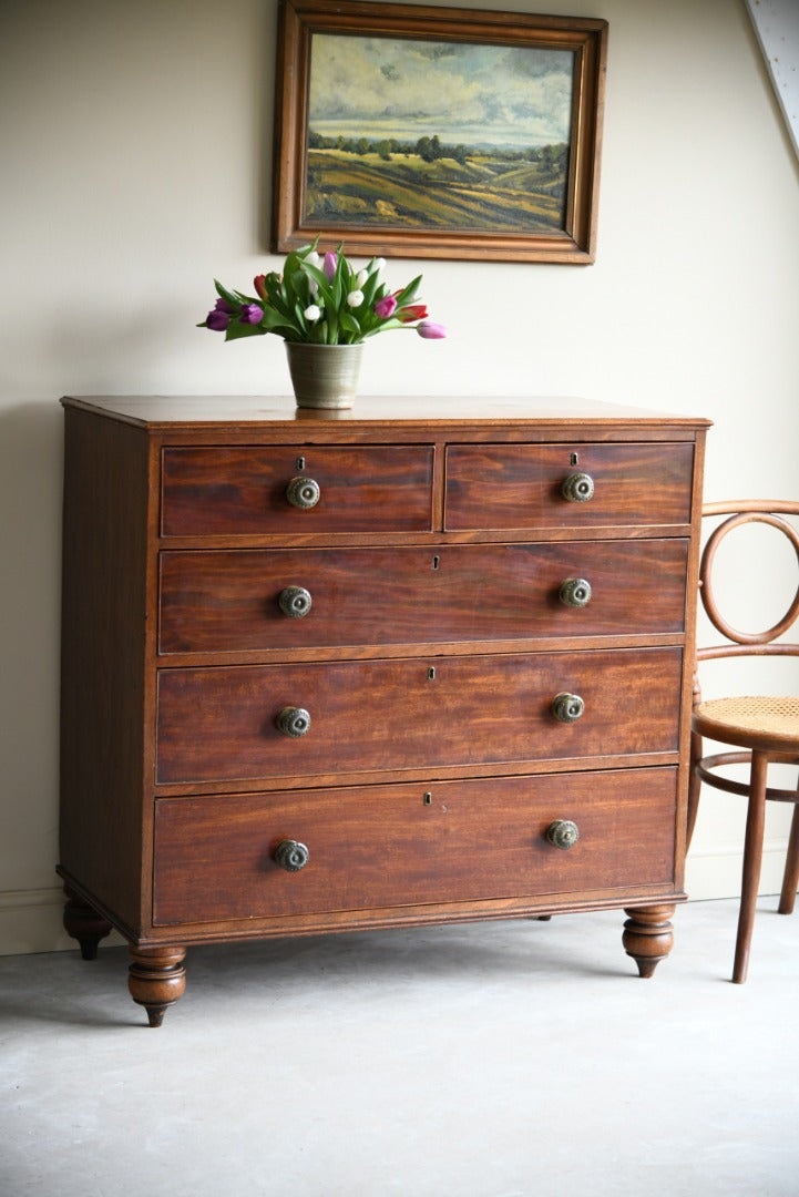 Mid 19th Century Mahogany Chest of Drawers