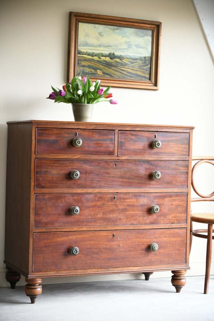 Mid 19th Century Mahogany Chest of Drawers