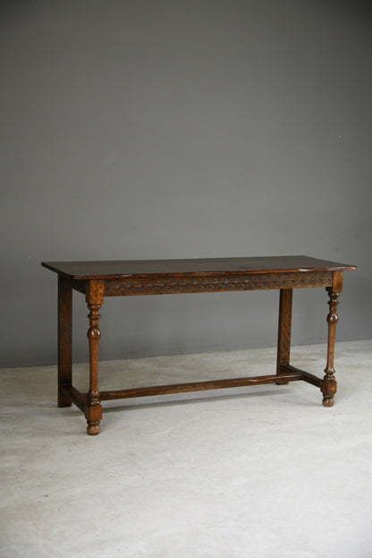 Large Oak Serving Table