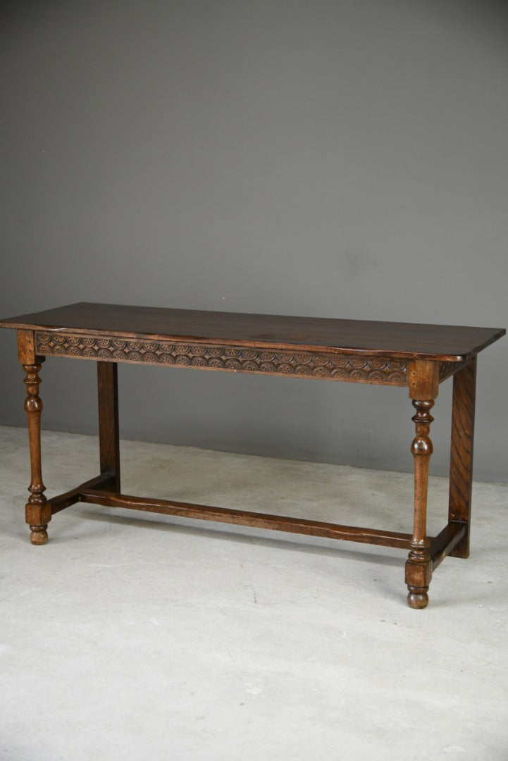 Large Oak Serving Table