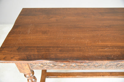 Large Oak Serving Table