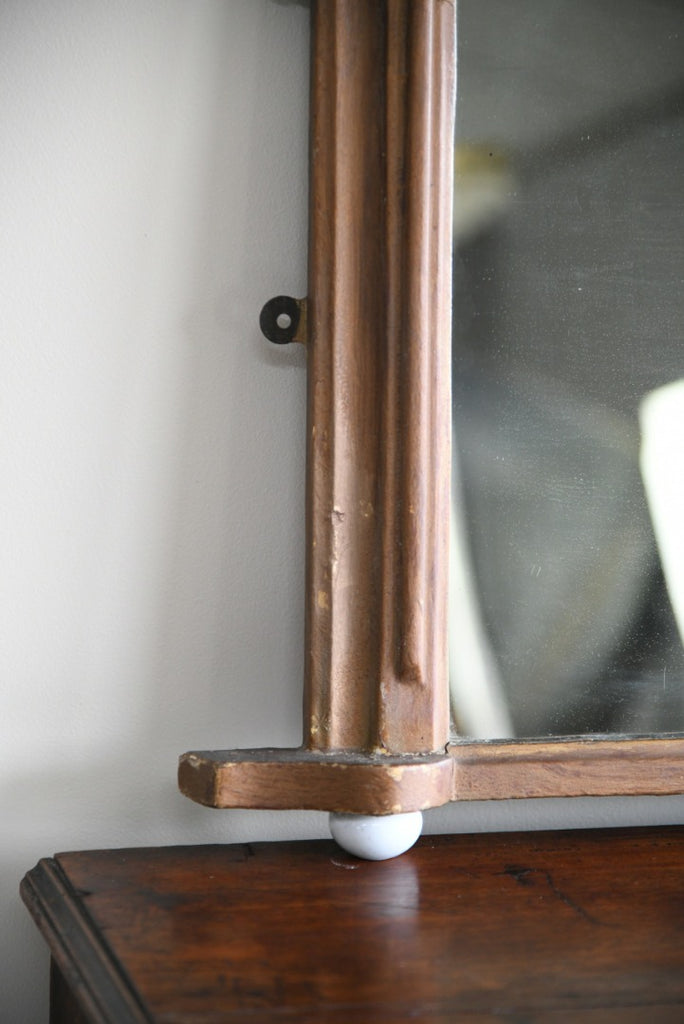 Antique Gilt Overmantle Mirror