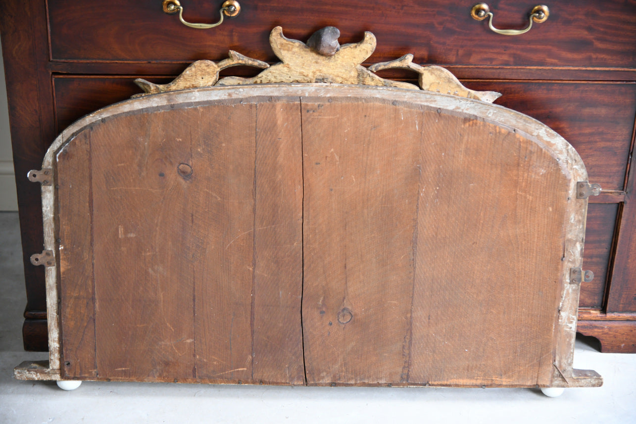 Antique Gilt Overmantle Mirror