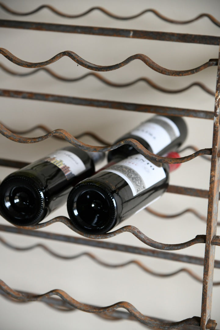 Vintage French Double Sided Wine Rack