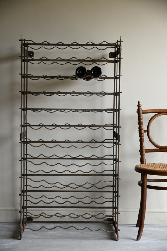 Vintage French Double Sided Wine Rack