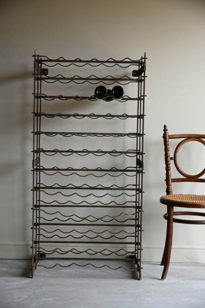 Vintage French Double Sided Wine Rack