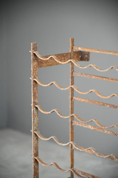 Vintage French Single Wine Rack