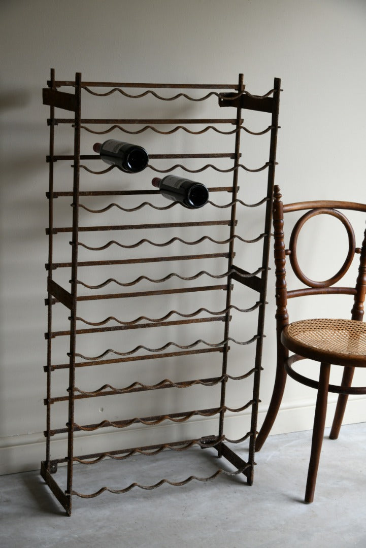 Vintage French Single Wine Rack