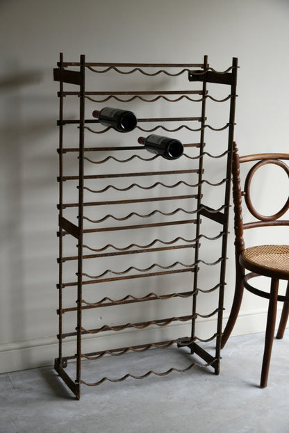 Vintage French Single Wine Rack