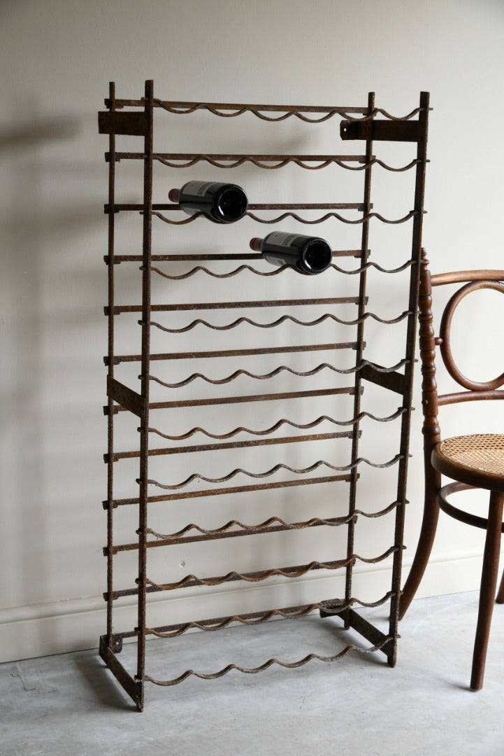 Vintage French Single Wine Rack