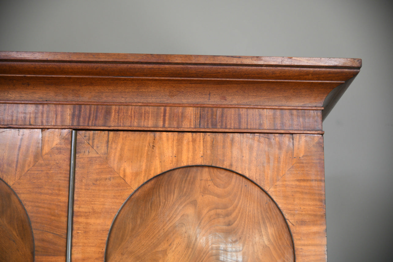 19th Century Mahogany Linen Press