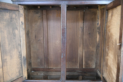 Large 18th Century Oak Livery Cupboard