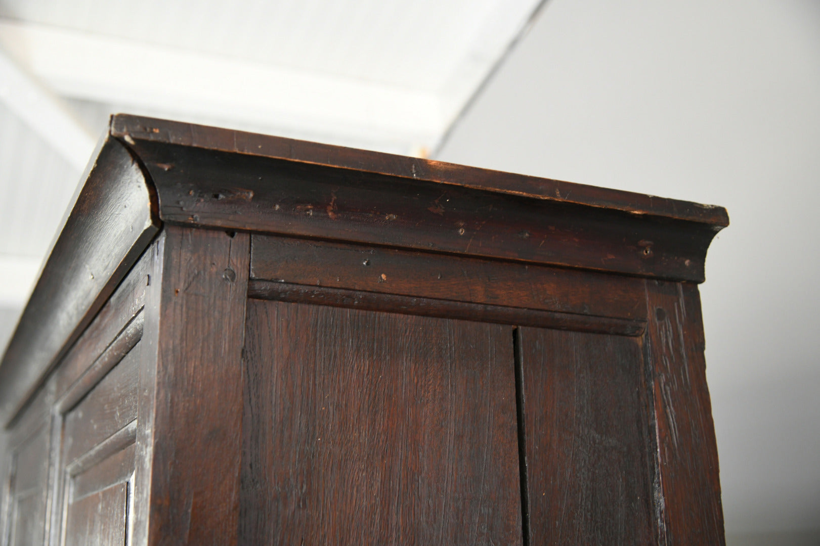 Large 18th Century Oak Livery Cupboard