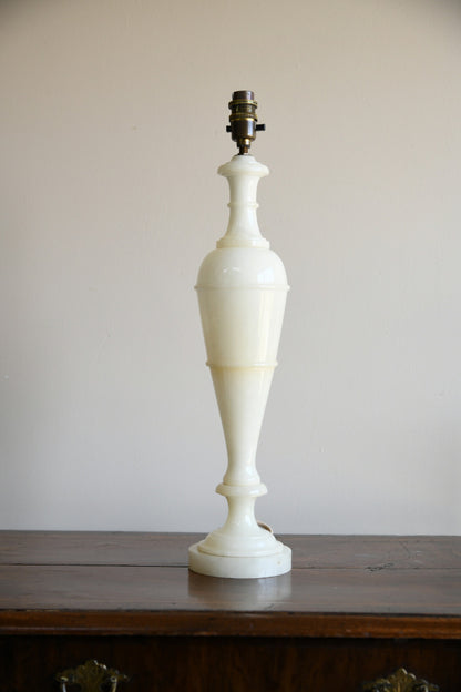 Single Alabaster Table Lamp