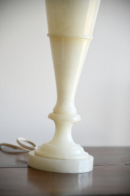 Single Alabaster Table Lamp