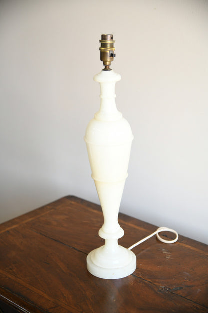 Single Alabaster Table Lamp