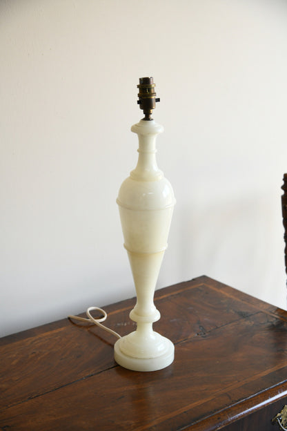 Single Alabaster Table Lamp