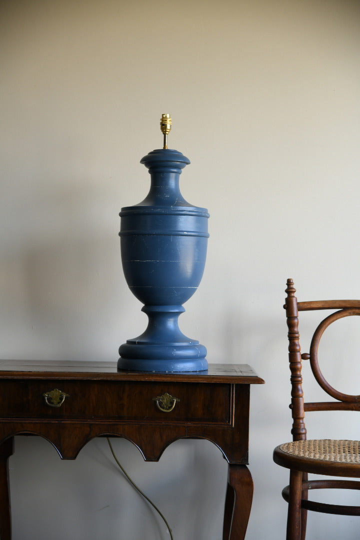 Large Blue Table Lamp