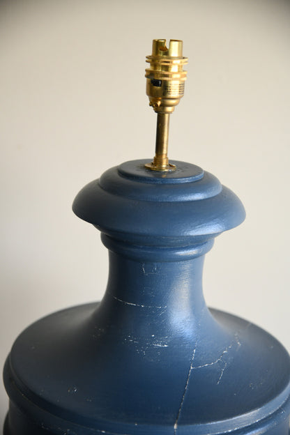 Large Blue Table Lamp