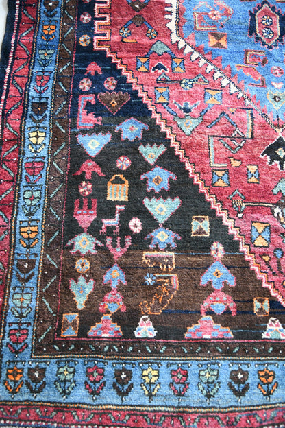 Persian Hamadan Wool Rug