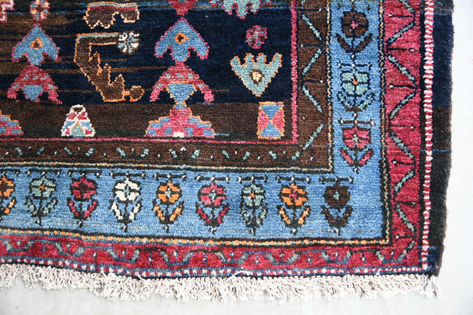 Persian Hamadan Wool Rug