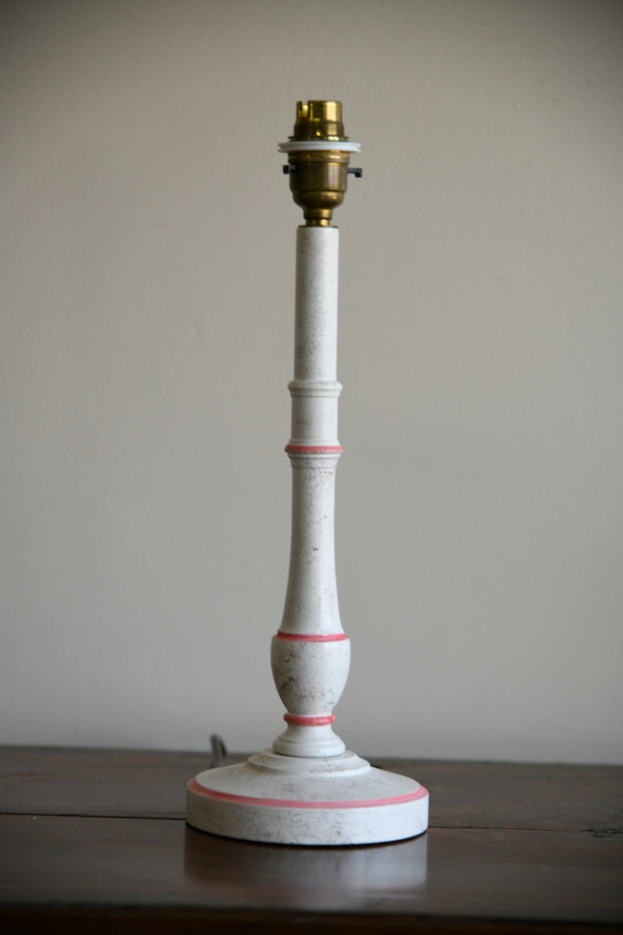 Single White Table Lamp