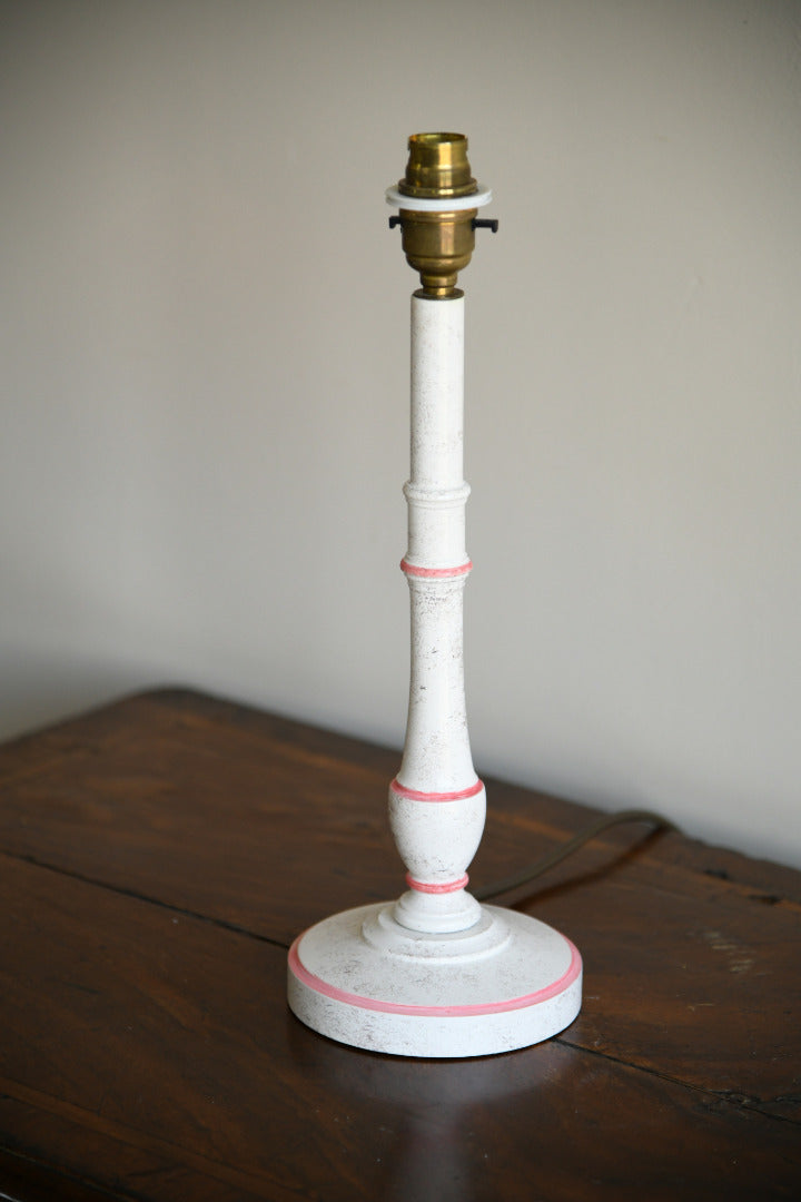 Single White Table Lamp