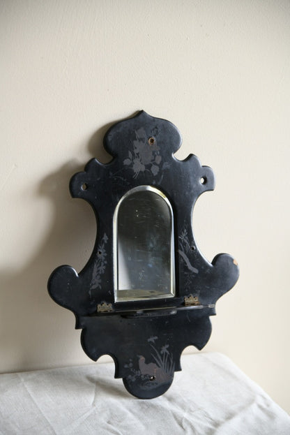 Victorian Black Small Mirror