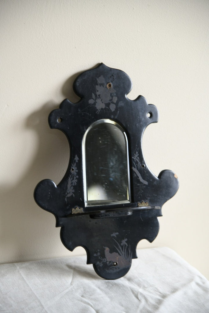 Victorian Black Small Mirror