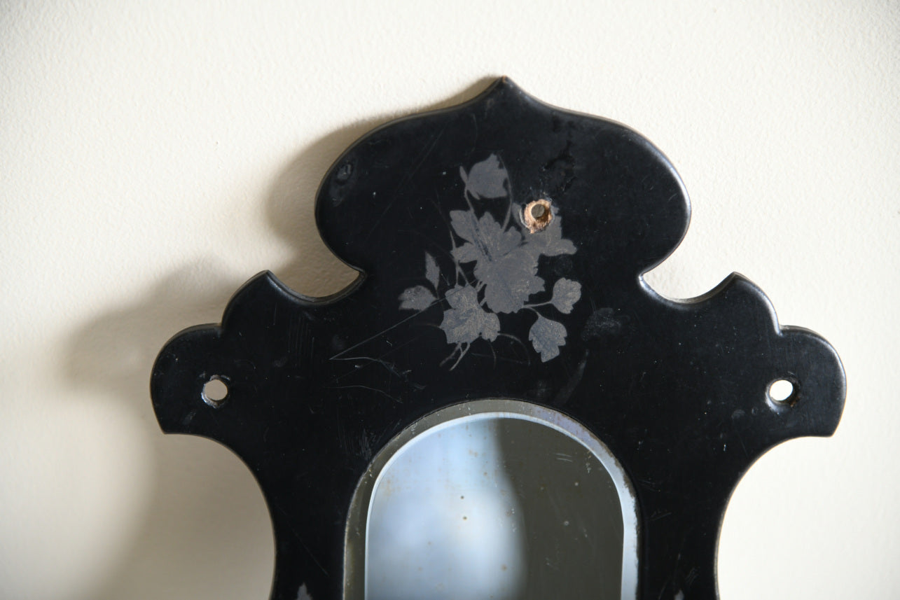 Victorian Black Small Mirror