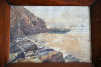 Watercolour Beach Scene