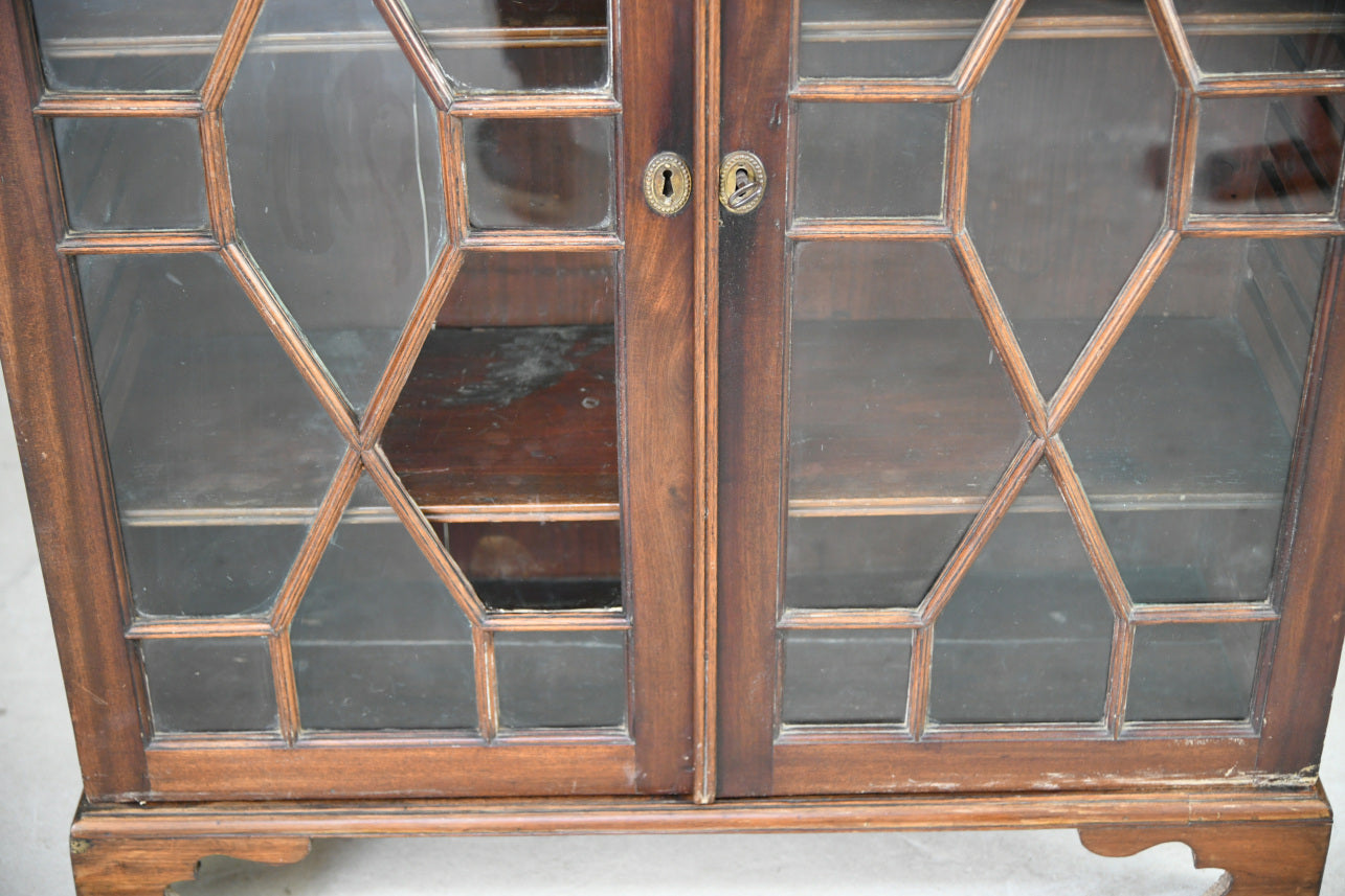 Antique Astragal Glazed Bookcase