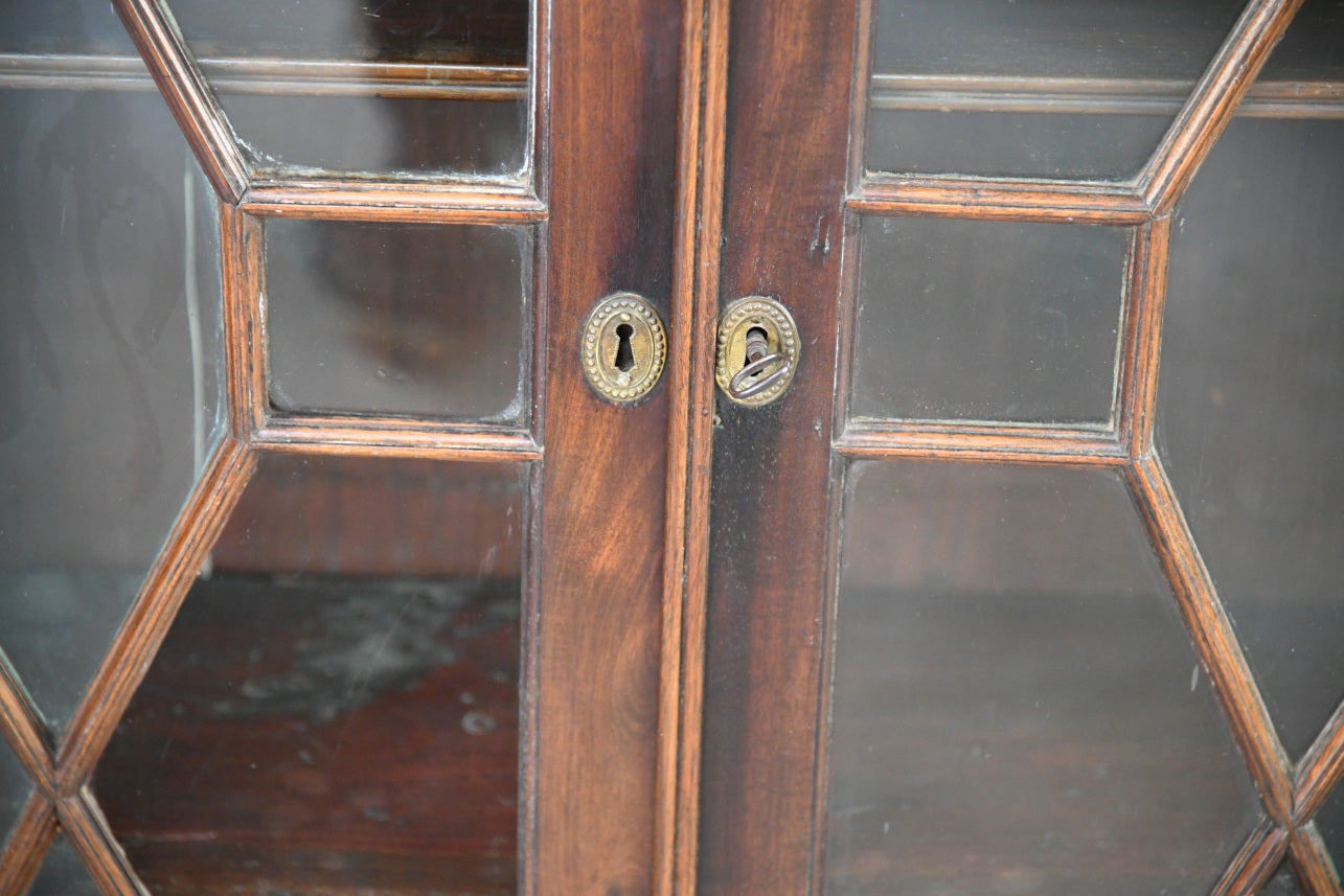 Antique Astragal Glazed Bookcase